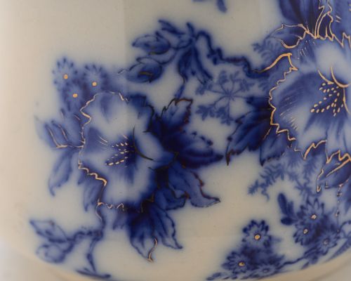 Lovely Victorian China Biscuit Barrel - 1895