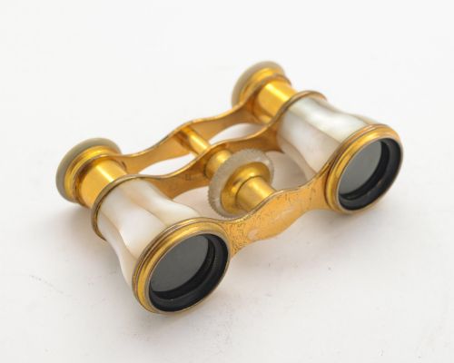 A Nice Pair of Edwardian Mother Of Pearl Opera Glasses - circa 1905