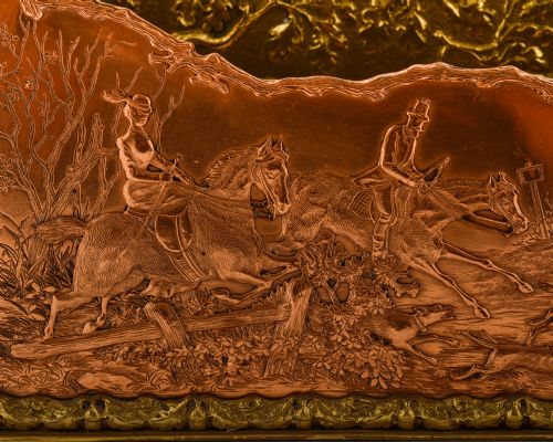 Stunning Victorian Brass & Copper Letter/Document Rack - circa 1880