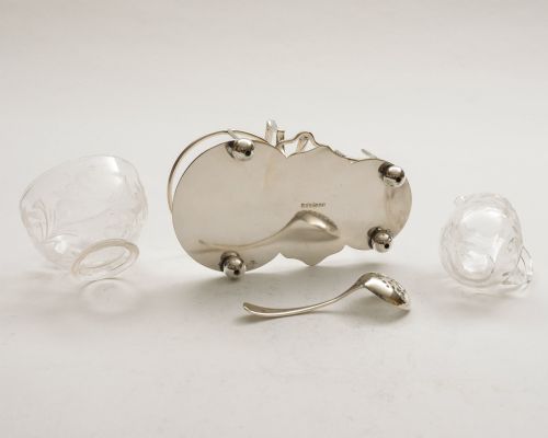 Pretty Edwardian Cream & Sugar - circa 1905