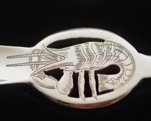 Beautiful Set of Silver Plated Lobster Picks - circa 1920