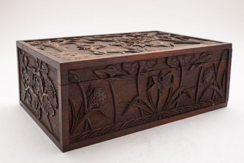 Super Large Arts & Crafts Oak Box - circa 1900