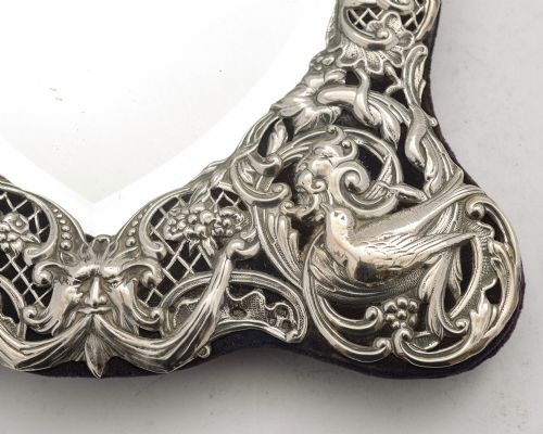 Stunning Victorian Silver Mirror - London 1897