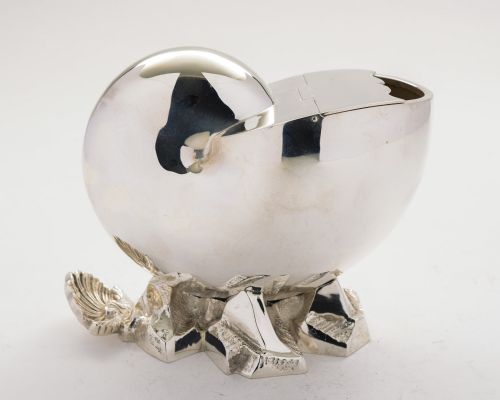 Fabulous Victorian Shell Spoon Warmer - circa 1880