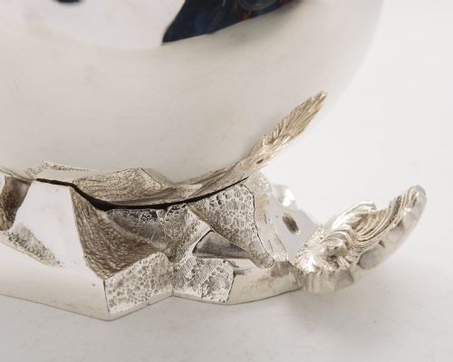 Fabulous Victorian Shell Spoon Warmer - circa 1880