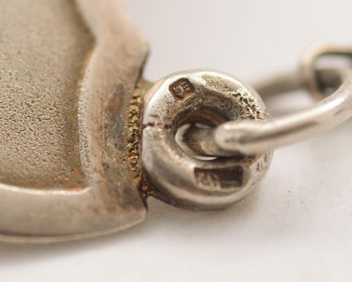 Nice Dutch Silver Enamelled Brandy Label - circa 1930