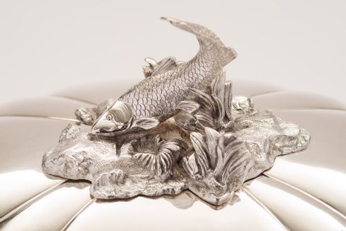 Fabulous Victorian Silver Plated Food Cover - circa 1840