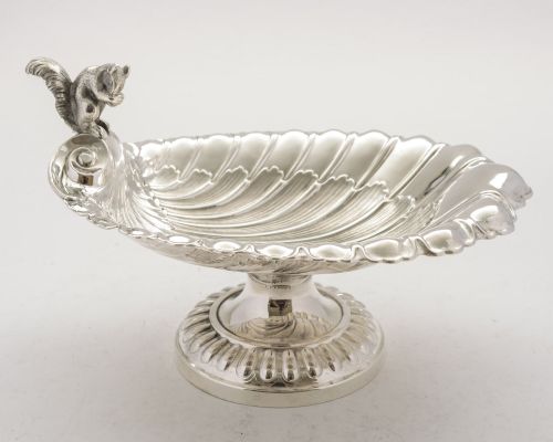 Fabulous Edwardian Silver Plated Nut Dish - circa 1905