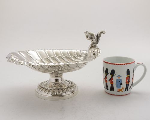 Fabulous Edwardian Silver Plated Nut Dish - circa 1905