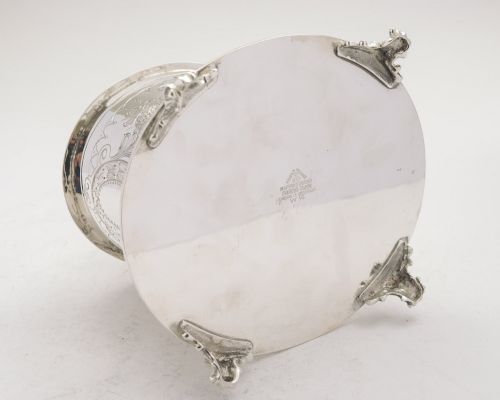 Fabulous Victorian Silver Plated Biscuit Box - circa 1890