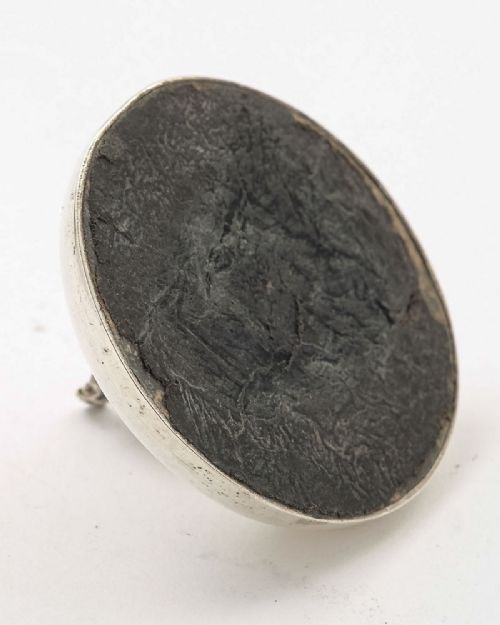 Unusual Silver Cockerel Paperweight - London 1930