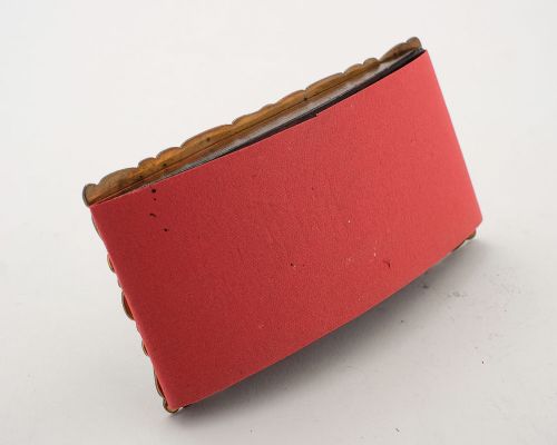 Beautiful French Brass Enamelled Desk Blotter - circa 1900