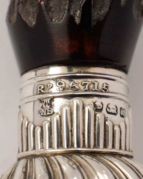 Super Victorian Antler Handled Carving & Fish Set - Sheffield 1890