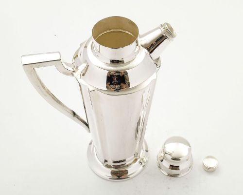 Fabulous Art Deco Silver Plated Cocktail Shaker - circa 1930