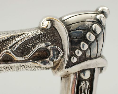 Stunning Victorian Silver Plated/Glass Claret Jug - Circa 1880