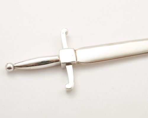 Nice Victorian Silver Plated 'Sword' Paperknife - circa 1890