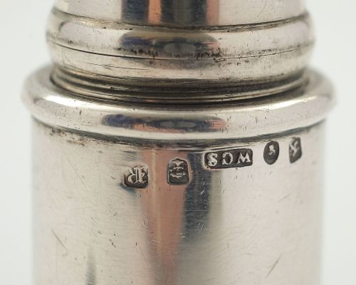 Nice Scottish Silver Shaving Brush - Glasgow 1855