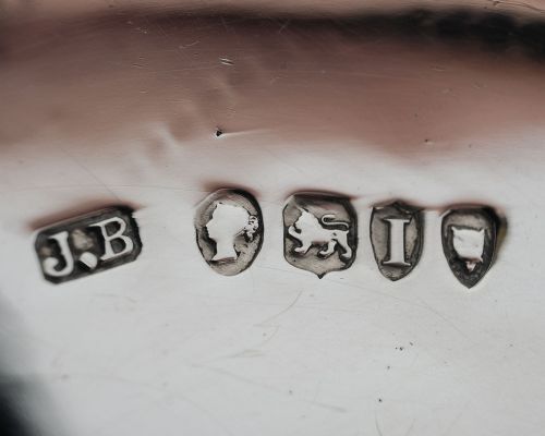 Fabulous Victorian Silver Butter Dish - London 1884