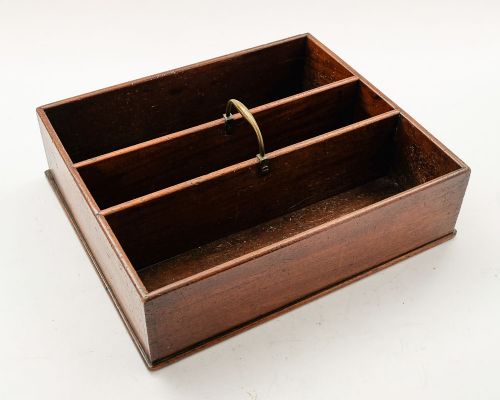 Nice Georgian Mahogany Desk Tidy - circa 1820