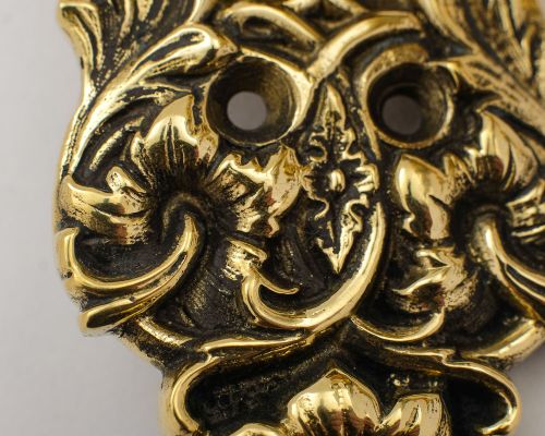 Stunning Pair Victorian Art Nouveau Door Handles - circa 1890