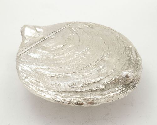 Unusual Victorian Silver Plated Oyster Serving Dish - circa 1870