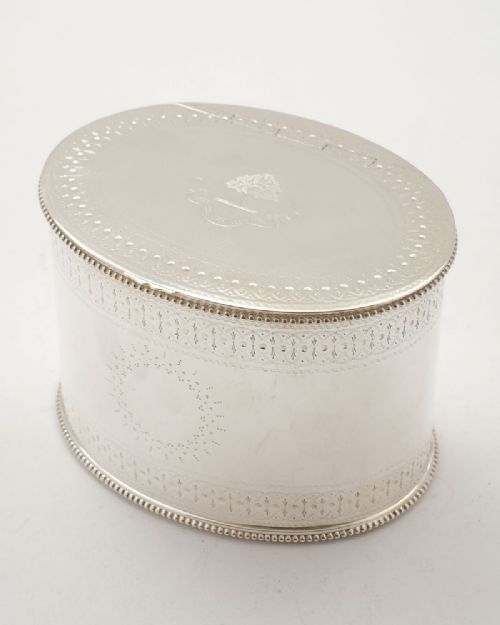 Wonderful Victorian Elkington Silver Plated Tea Caddy - 1869