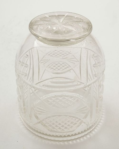 Lovely Victorian Cut Glass Tea Mixing Bowl - circa 1860