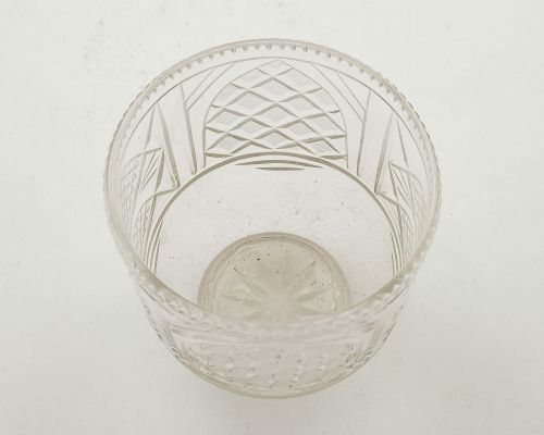 Lovely Victorian Cut Glass Tea Mixing Bowl - circa 1860