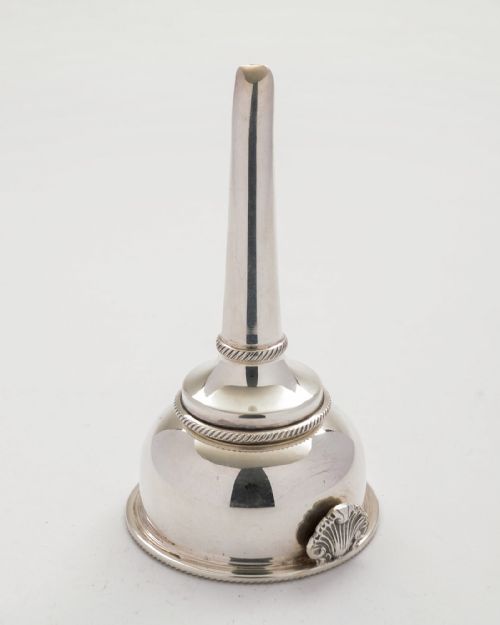 Nice Edwardian Silver Plated Wine Funnel - circa 1905