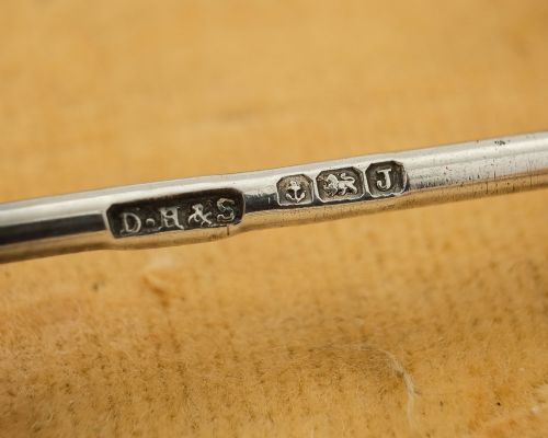 Nice set of 6 Art Deco Silver Cocktail sticks - Birmingham 1933