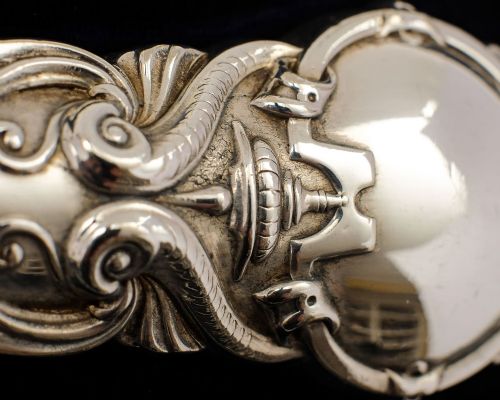 Lovely Victorian Cased Silver Plated Fish Serving set - circa 1880