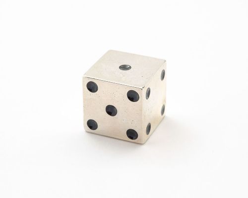 Rare Scottish Silver 'Dice Inspired' Sander - Edinburgh 1899