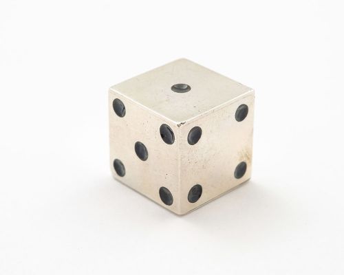 Rare Scottish Silver 'Dice Inspired' Sander - Edinburgh 1899