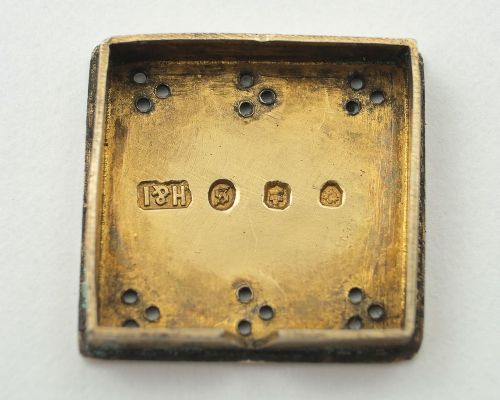 Rare Scottish Silver 'Dice Inspired' Sander - Edinburgh 1899