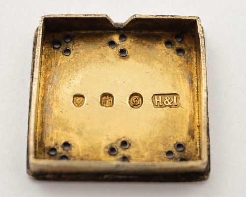 Rare Scottish Silver 'Dice Inspired' Sander - Edinburgh 1899