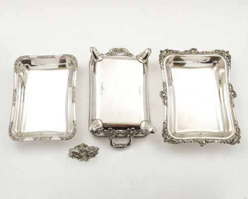 Gorgeous Grand Victorian Silver Plated Serving Dish - circa 1840