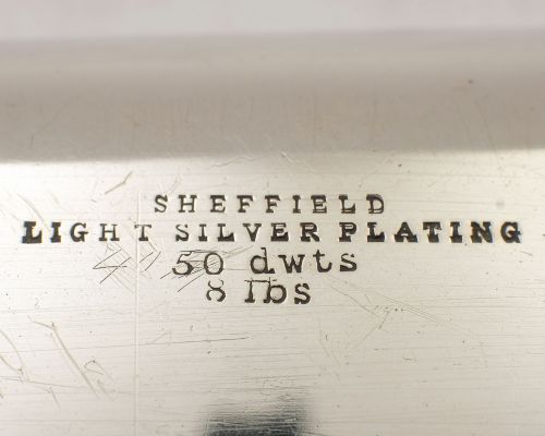 Gorgeous Grand Victorian Silver Plated Serving Dish - circa 1840