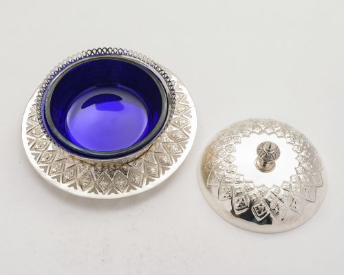 Gorgeous Victorian Silver Plated Butter Dish - circa 1890