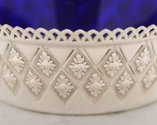 Gorgeous Victorian Silver Plated Butter Dish - circa 1890