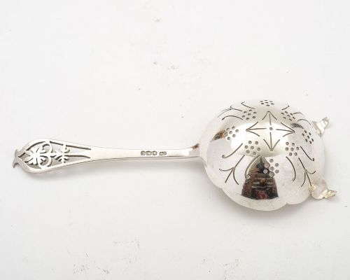 Nice Silver Tea Strainer - Sheffield 1947