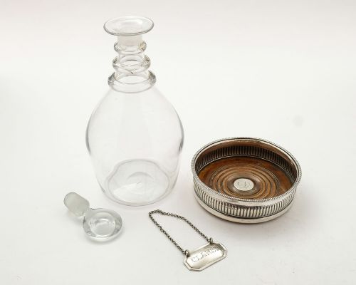 Nice Georgian Decanter and Coaster - circa 1820