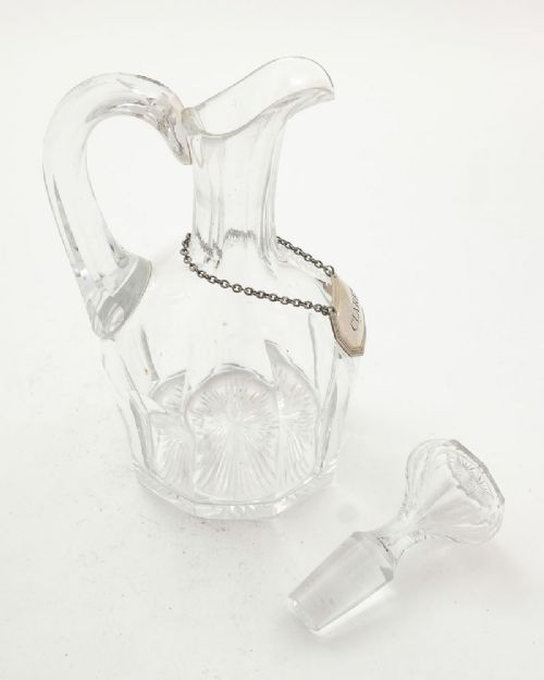 Lovely Victorian Glass Claret Decanter - circa 1840