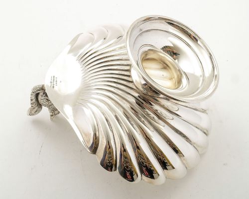 Lovely Edwardian Silver Plated Squirrel Nut Dish - circa 1905