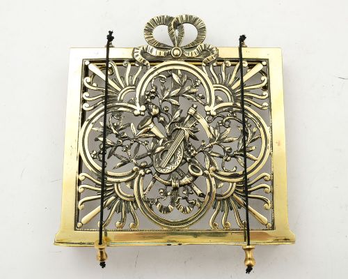 Beautiful Edwardian Brass Folding Book Stand - circa 1905