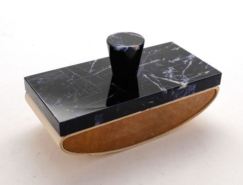 Nice French Art Deco Marble Rocker Blotter - circa 1930