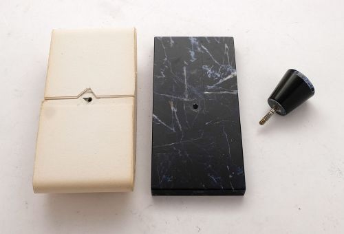 Nice French Art Deco Marble Rocker Blotter - circa 1930