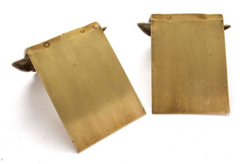 Fabulous Pair Brass Bird Bookends - circa 1920