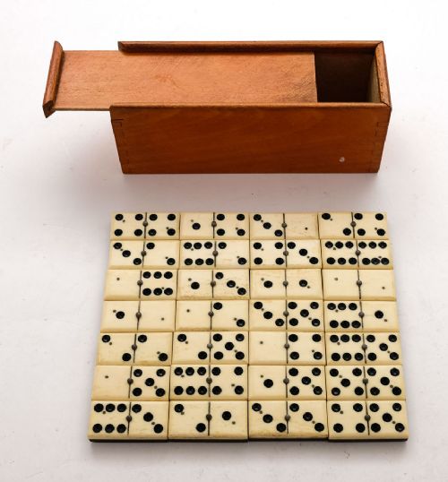 Nice Edwardian Set of Dominoes - circa 1905