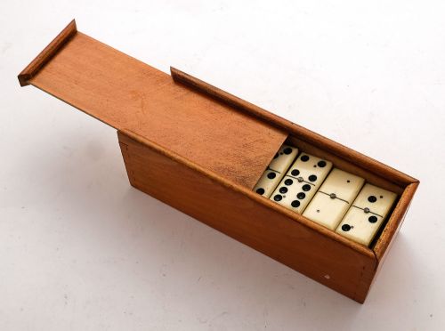 Nice Edwardian Set of Dominoes - circa 1905