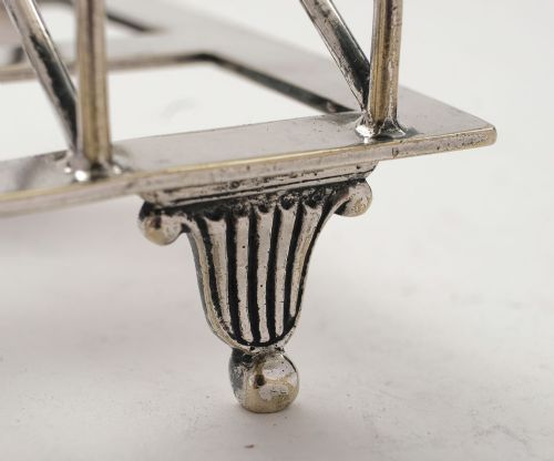 A Unusual Edwardian Silver Plated Toast letter/Rack - circa 1905